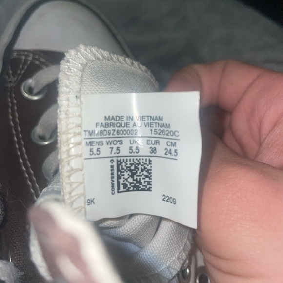 Brown/ Dark Root Converse - Picture 6 of 7